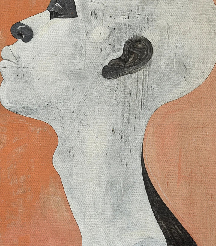 Tableau Restored ambiance salon terracotta - harmonie couleur Massinart