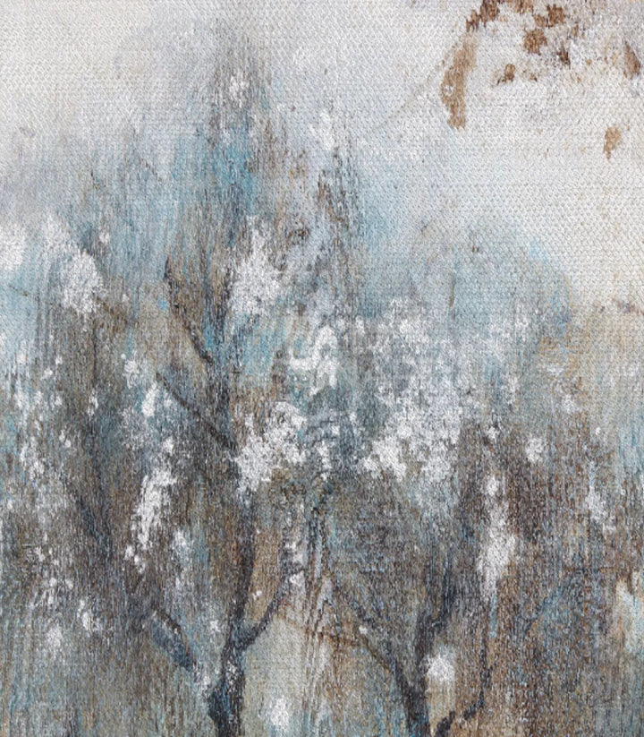 Tableau Bright Tree cadre noir vue rapprochée — Massinart