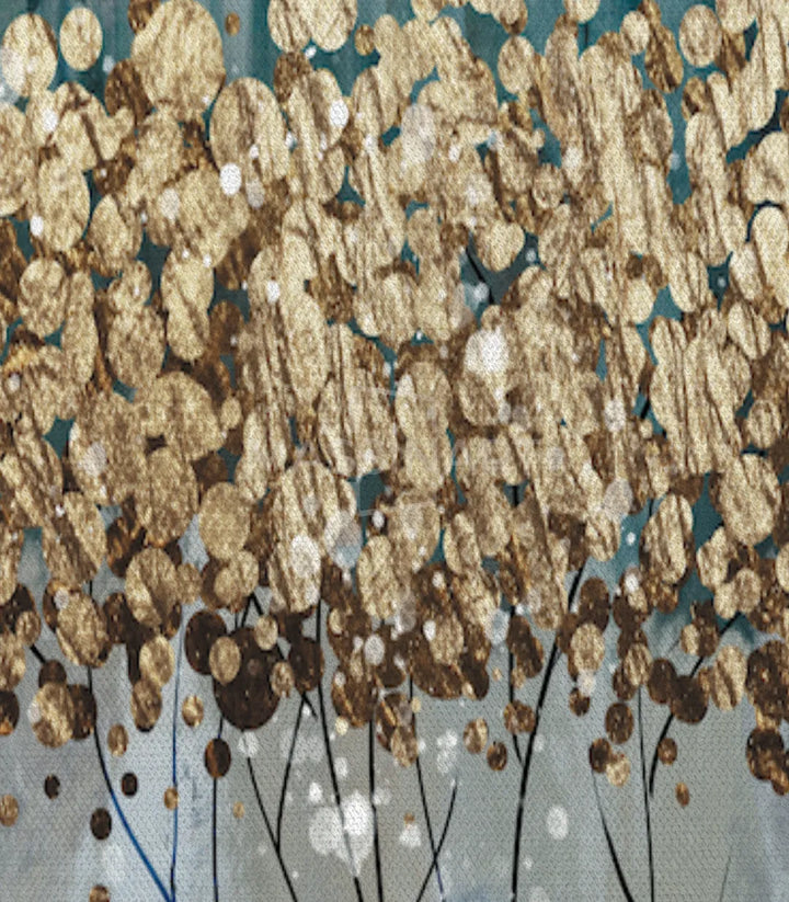 Tableau Feuilles d'or Massinart — emballage livraison prêt à accrocher