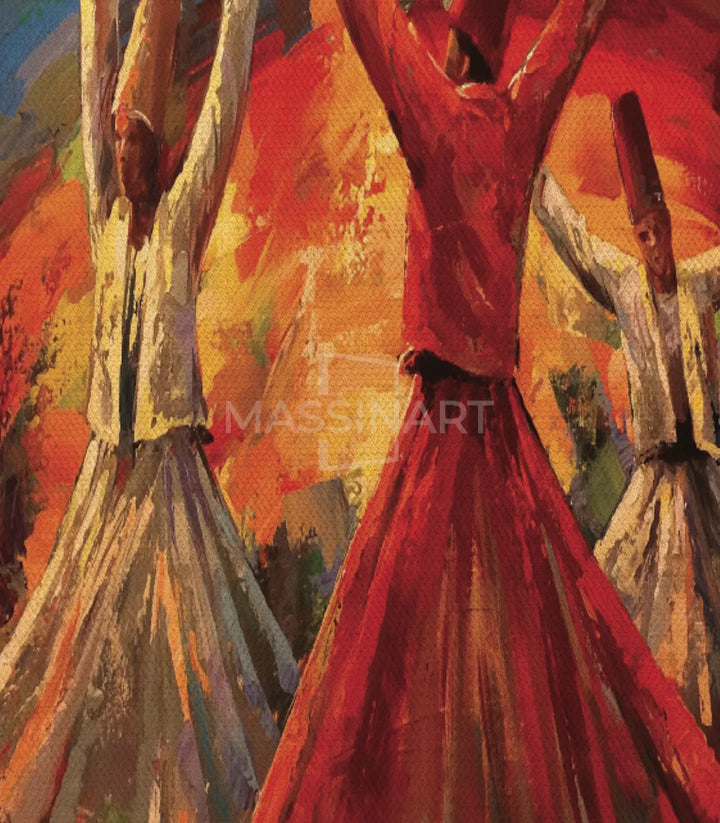 Tableau The Sufi ensemble décor mural Massinart