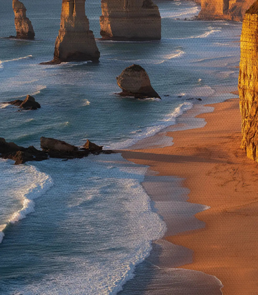 Tableau Sea Stacks ambiance paysage côtier Massinart