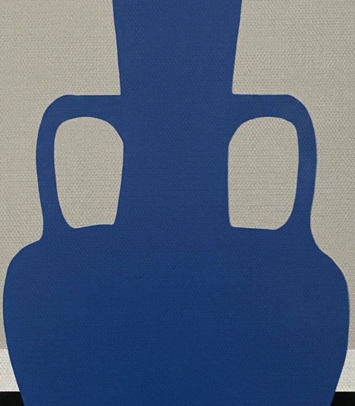 Composition vase damier tableau minimaliste décoration intérieur Massinart
