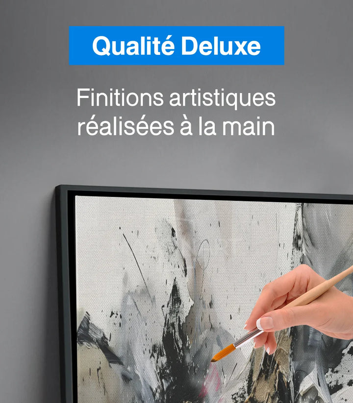 Tableau Echoes décoration chambre à coucher élégante - Massinart