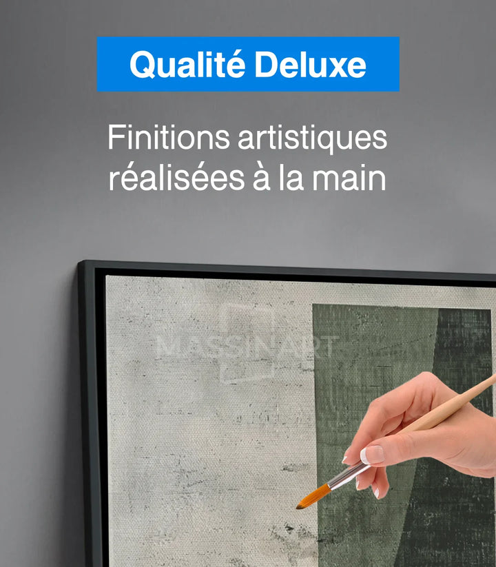 Tableau Green Forms ambiance hôtel design contemporain Massinart