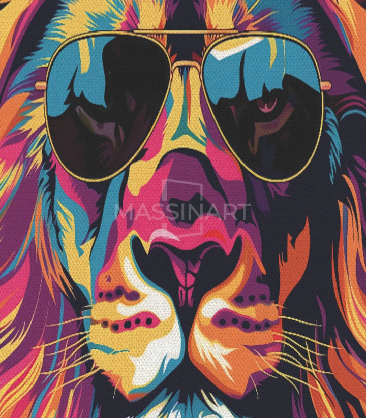 Tableau animal pop-art Massinart