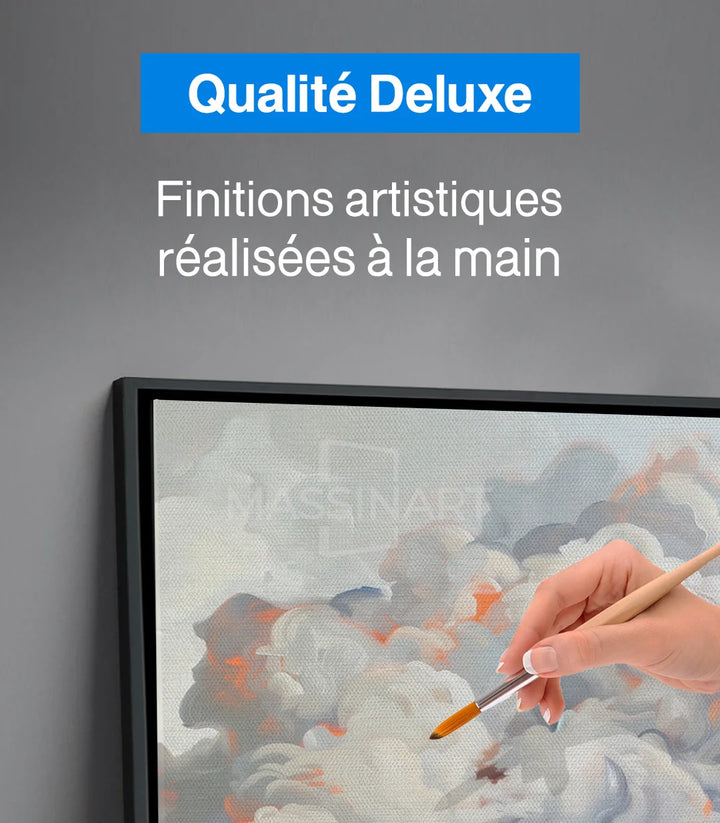 Ambiance salon Clouded Mind tableau art contemporain Massinart