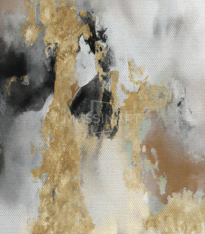 Éclairage ambiance chaude sur tableaux abstraits Ethereal — Massinart
