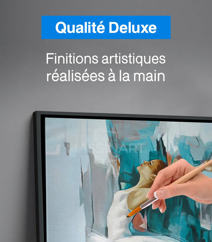 Mise en situation salle à manger, tableau ballerine art Massinart