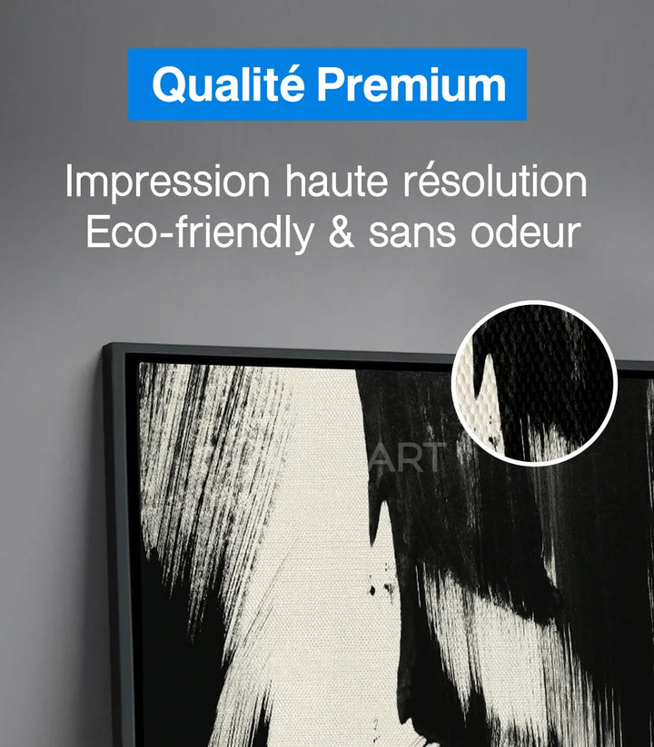 Tableau Obsidian ambiance bureau moderne Massinart