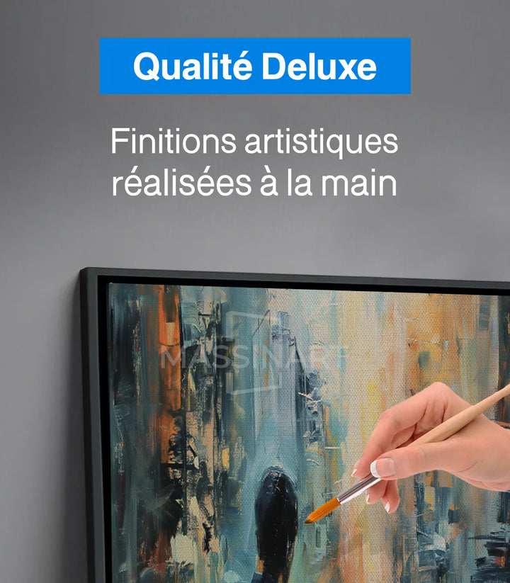 Tableau The Pianist détail expressionniste peinture Massinart