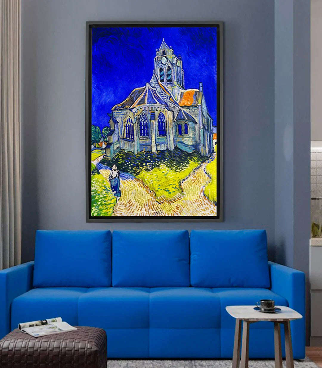 The Church in Auvers By Vincent van Gogh