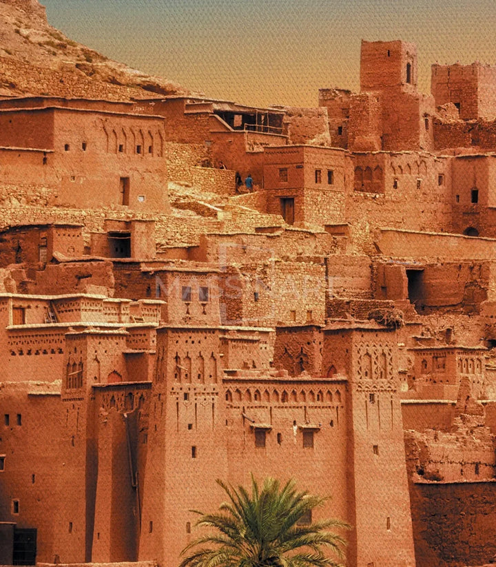 Tableau photo-art Aït Benhaddou kasbah Massinart