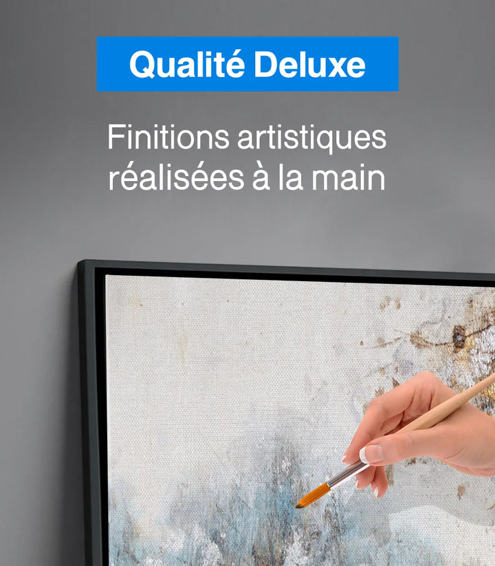Tableau Bright Tree harmonie couleur salon — Massinart