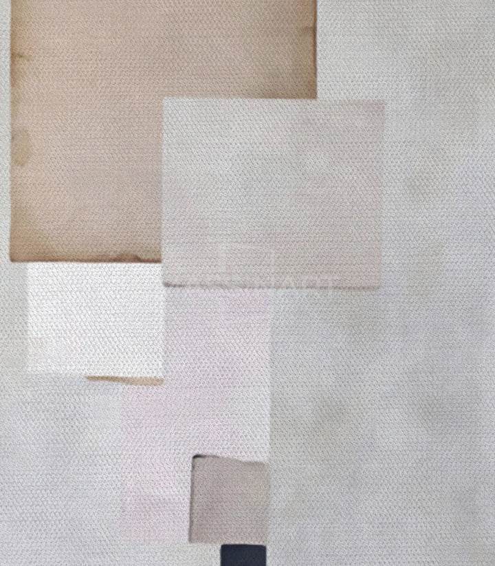 Tableau Quiétude triptyque minimaliste abstrait — espace de travail moderne Massinart