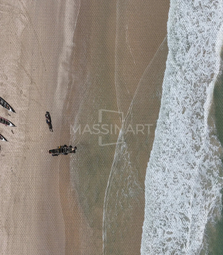 Mise en situation bureau tableau plage aérienne Massinart