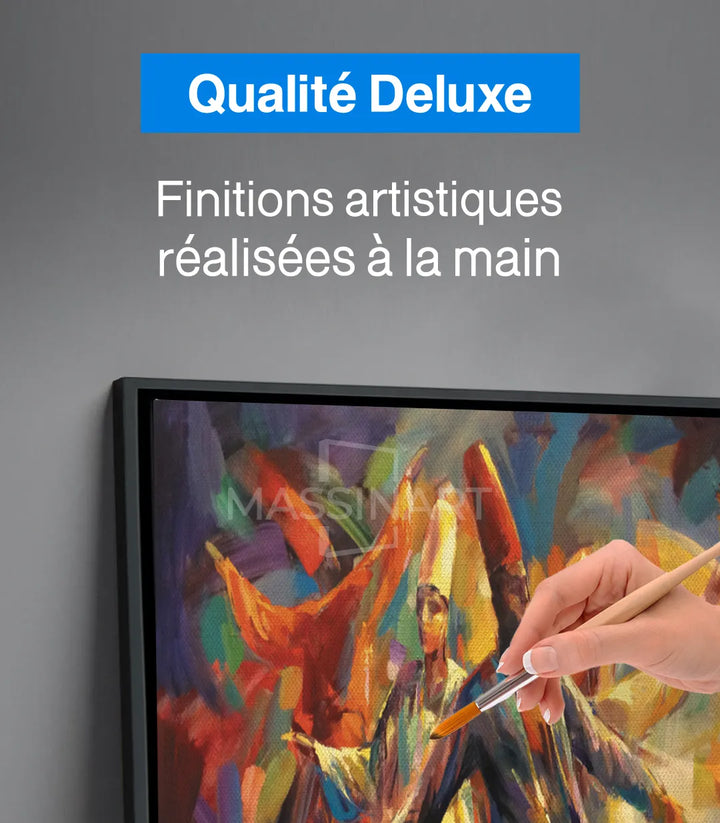 Tableau Dervish Dance carré — tableau figuratif islam décoration murale Massinart