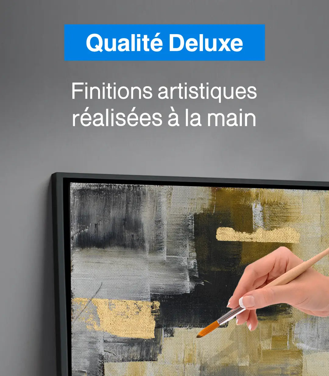 Tableau Gilded Veins composition minimaliste Massinart