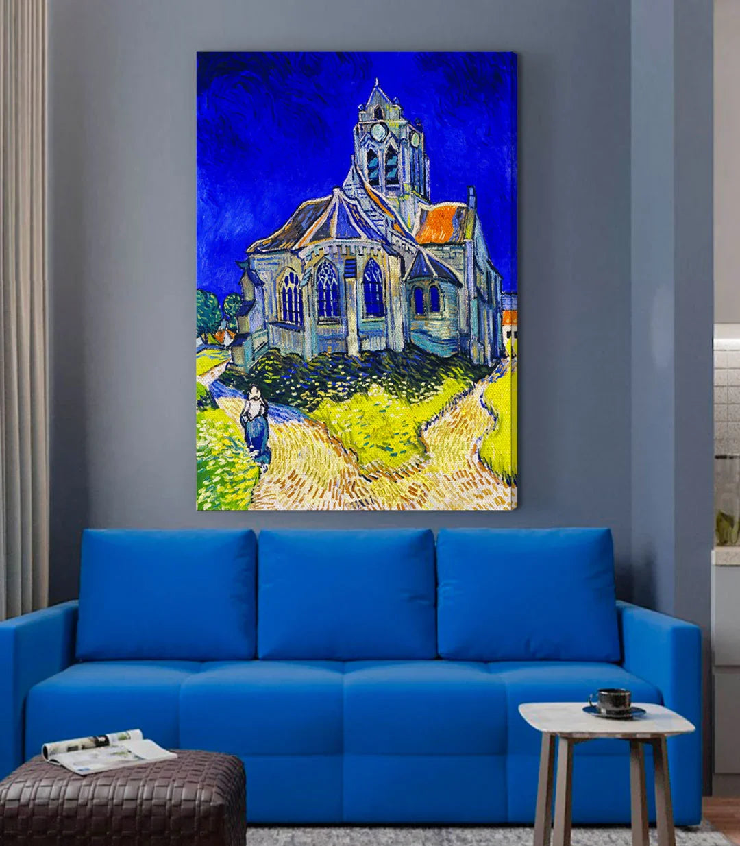 The Church in Auvers By Vincent van Gogh