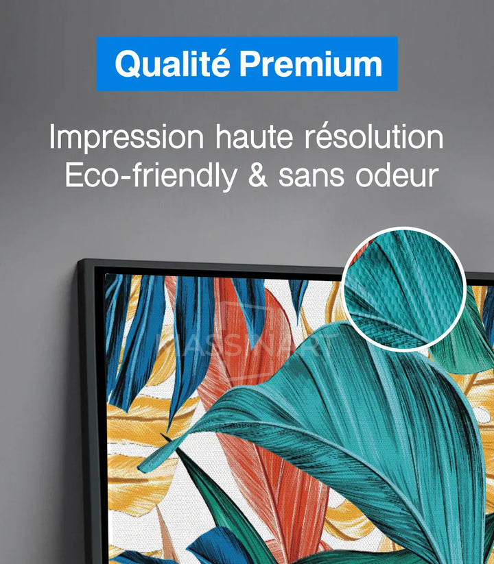 Tableau Oxygen Massinart — décoration murale nature pour salon marocain