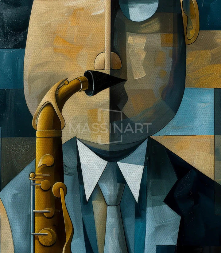 Tableau Echoes of the Sax cadre mur intérieur Massinart