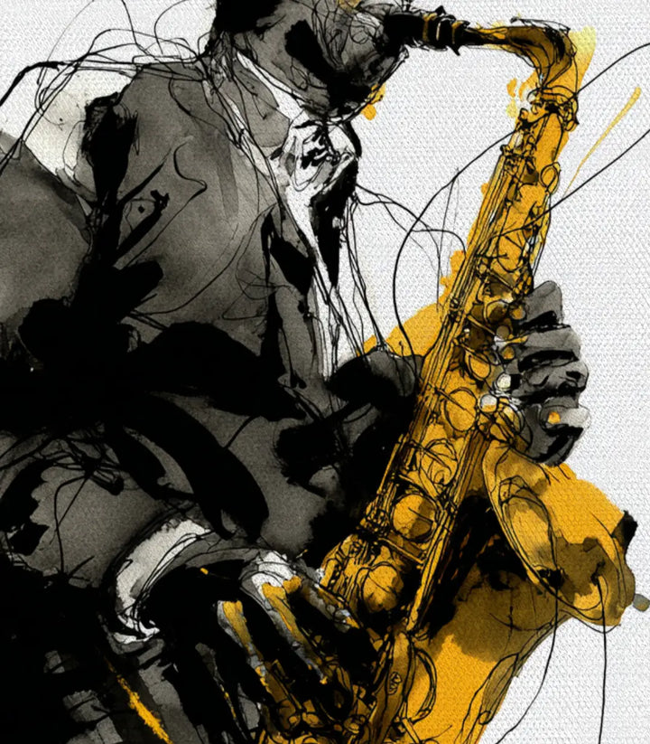 Tableau Jazz Reverie décoration intérieur contemporain — art mural Massinart