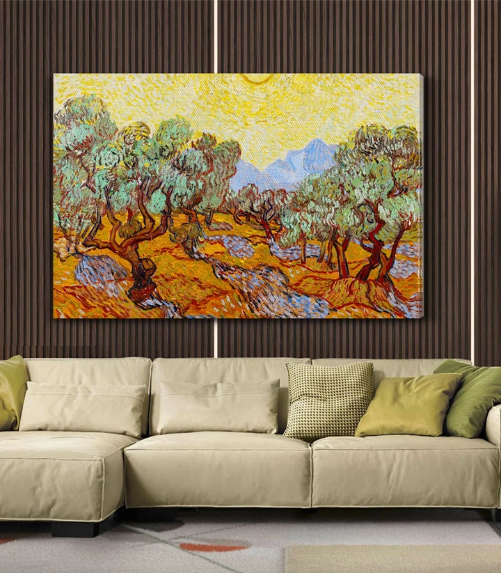Tableau Olive Trees By Vincent van Gogh Massinart