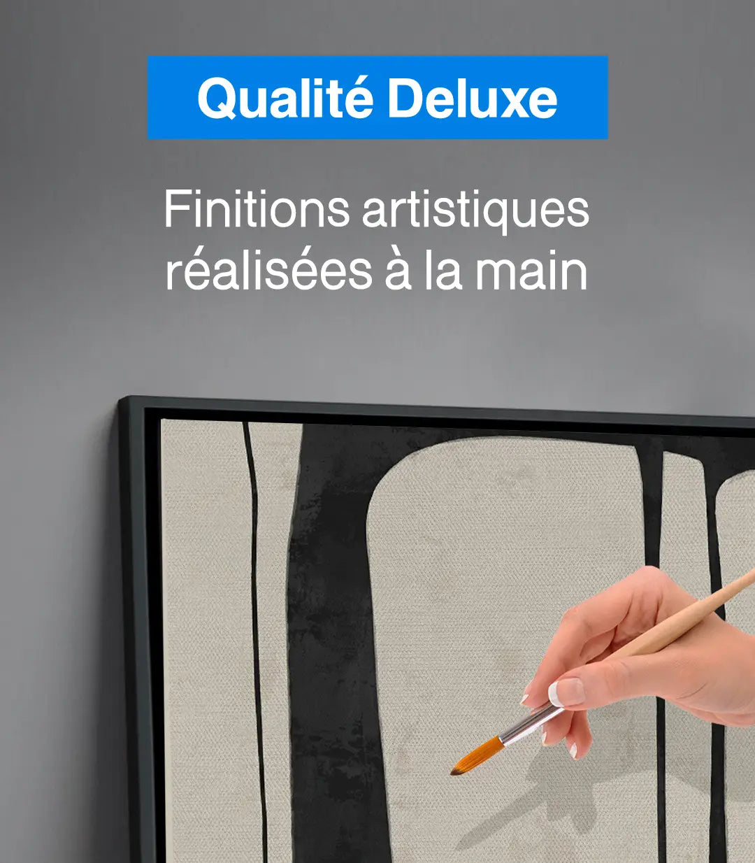 Tableau Monolith vue chambre à coucher design épuré Massinart