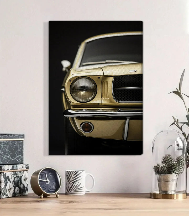 Tableau Timeless Mustang style rétro voiture classique Massinart