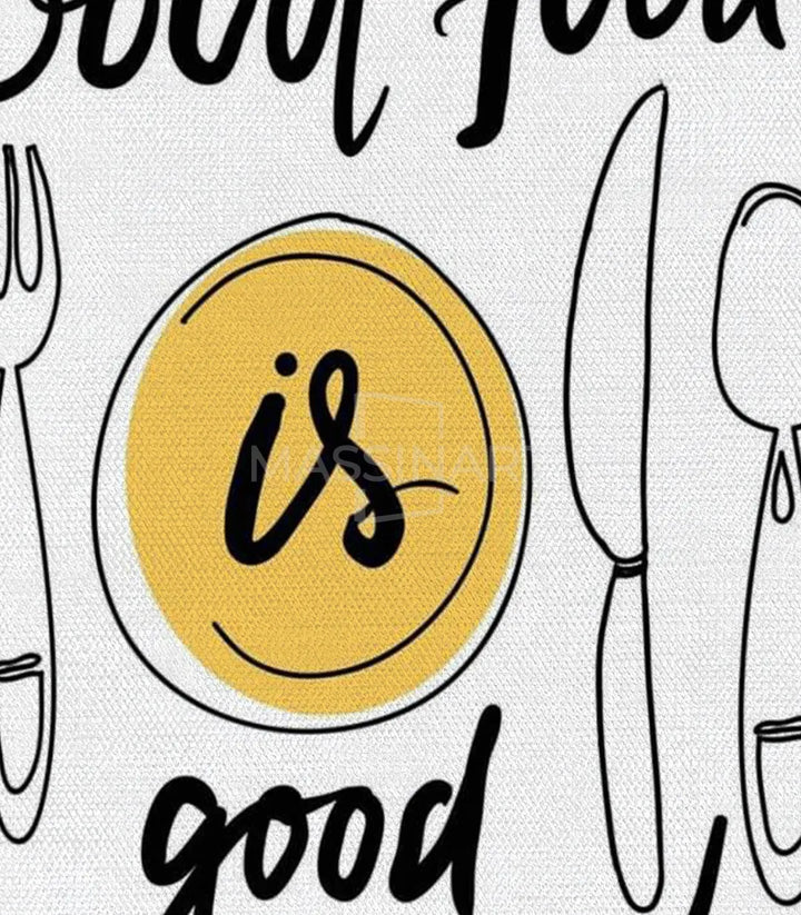 Tableau Food Joy Massinart — emballage livraison prêt à accrocher