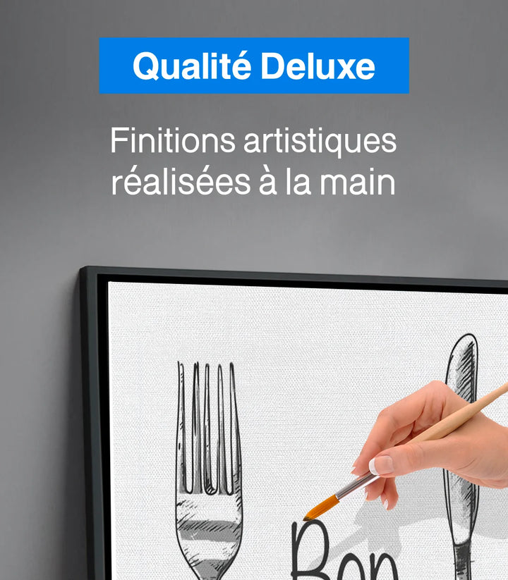 Décoration intérieur tableaux cuisine Bon Appétit Massinart