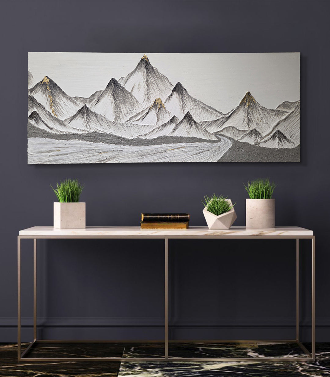 Sierras- signé par l'artiste Dina ZR.