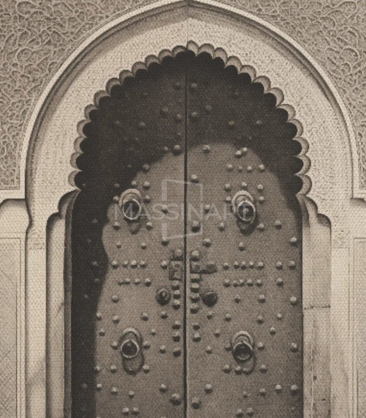 Mise en situation décoration intérieur Massinart — triptyque Arabesque et accessoires