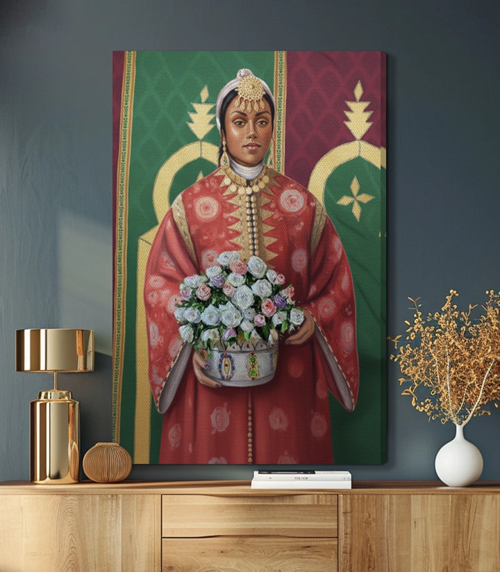 Tableau art marocain contemporary figuratif salon Massinart