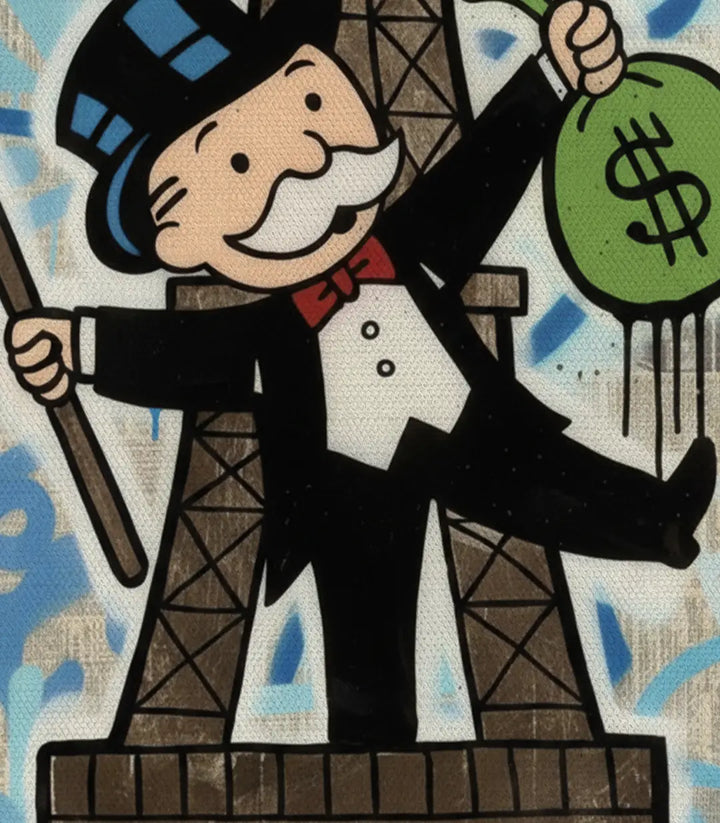 Mise en situation salon — Ensemble triptyque Money Dreams intérieur contemporain Massinart