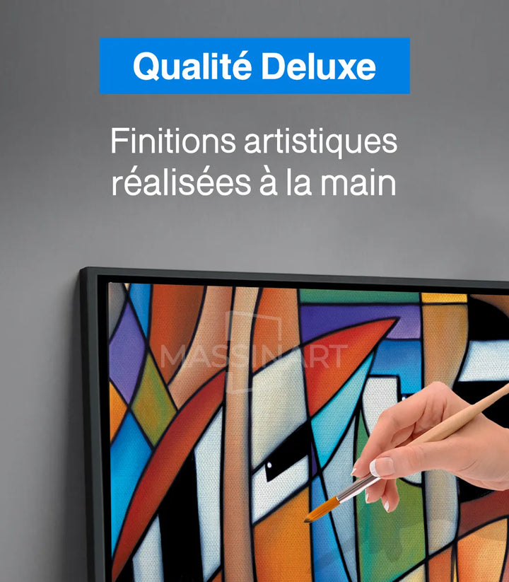 Tableau Piano Men — mise en situation intérieur moderne Massinart