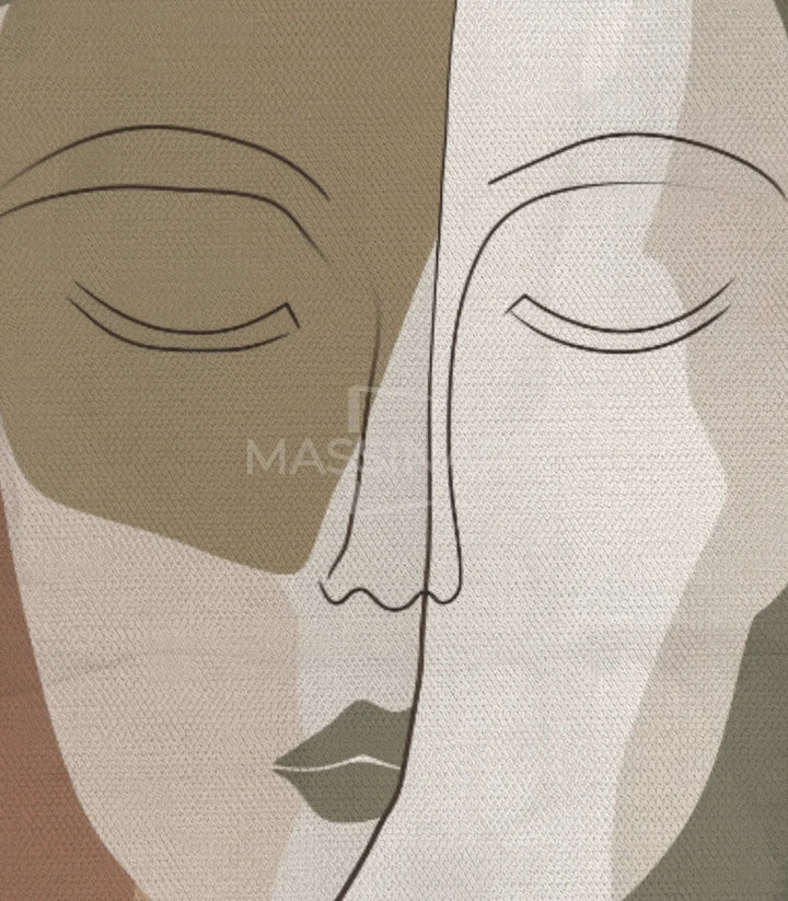 Art minimaliste Fusion diptyque intérieur nordique Massinart