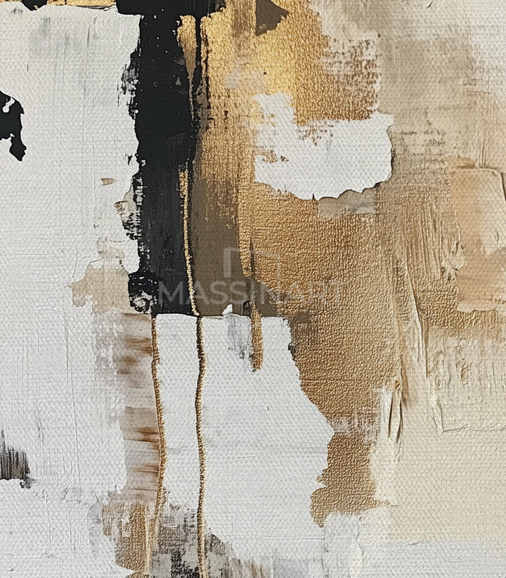 Tableau Worn Walls Massinart — emballage livraison prêt à accrocher