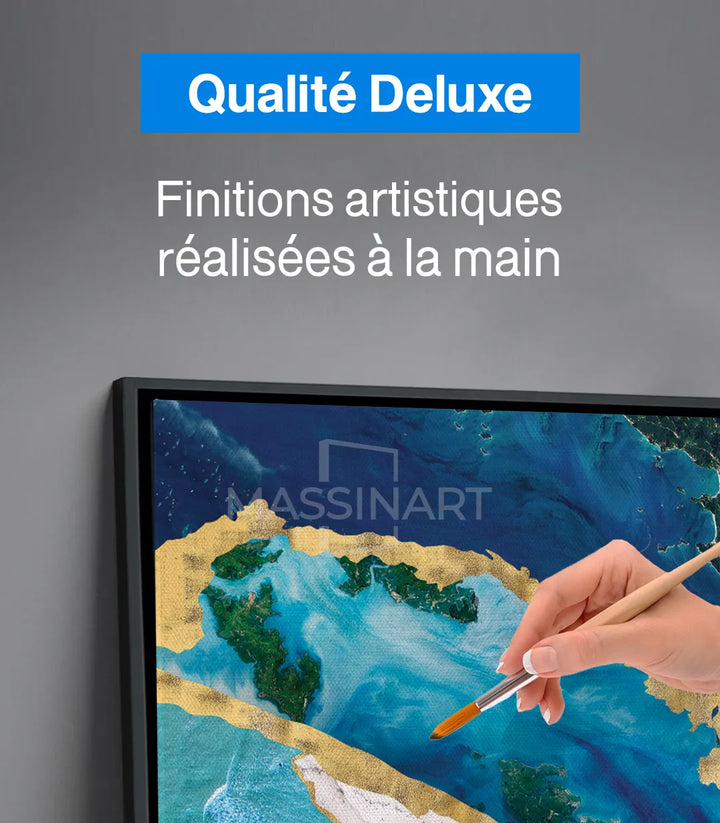 Tableau Natural mise en situation salon moderne Massinart
