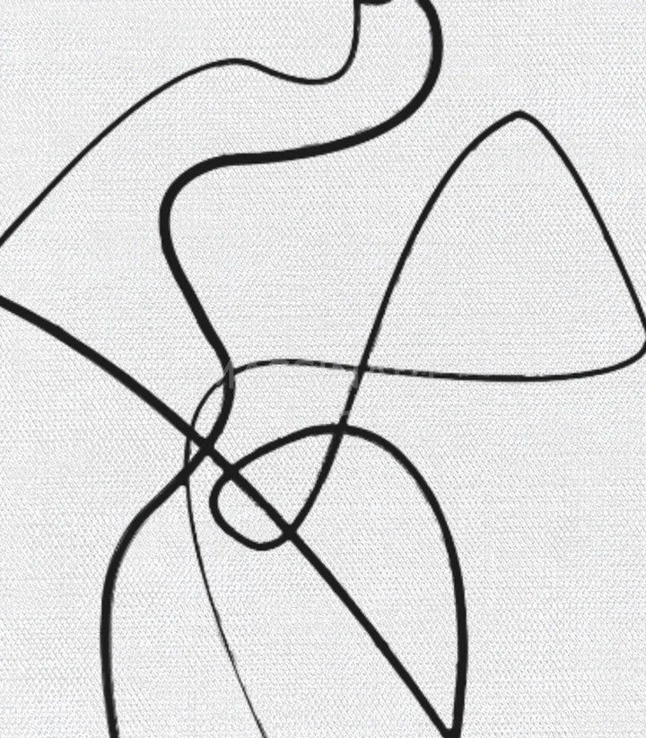 Tableau silhouette femme triptyque composition équilibrée Massinart