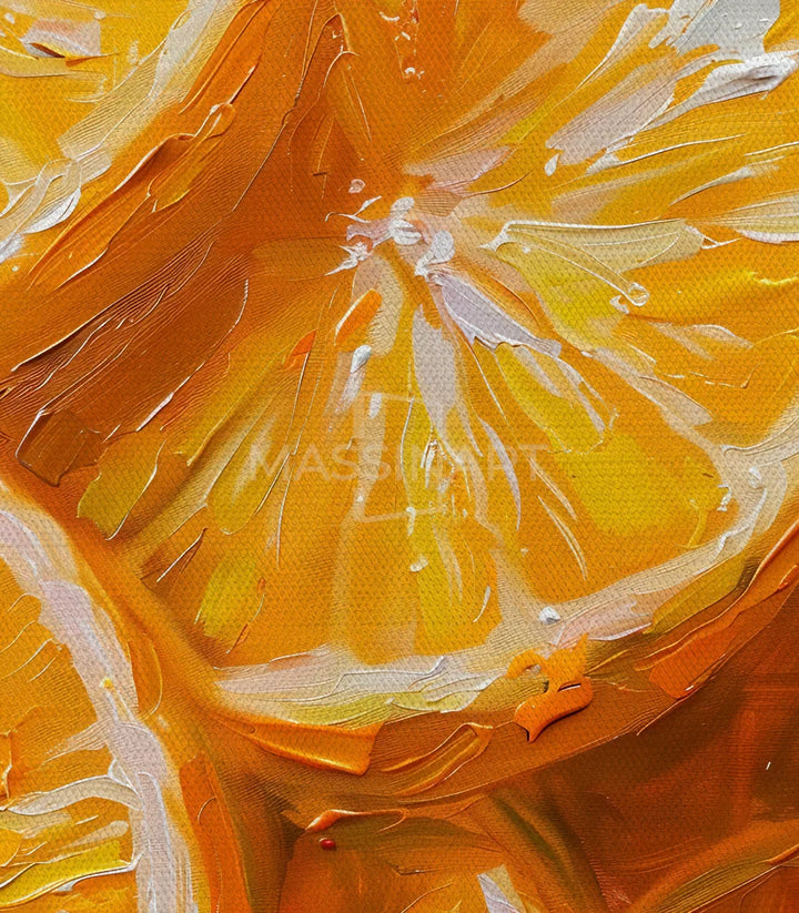 Tableau Citrus Flow variante salon moderne Massinart