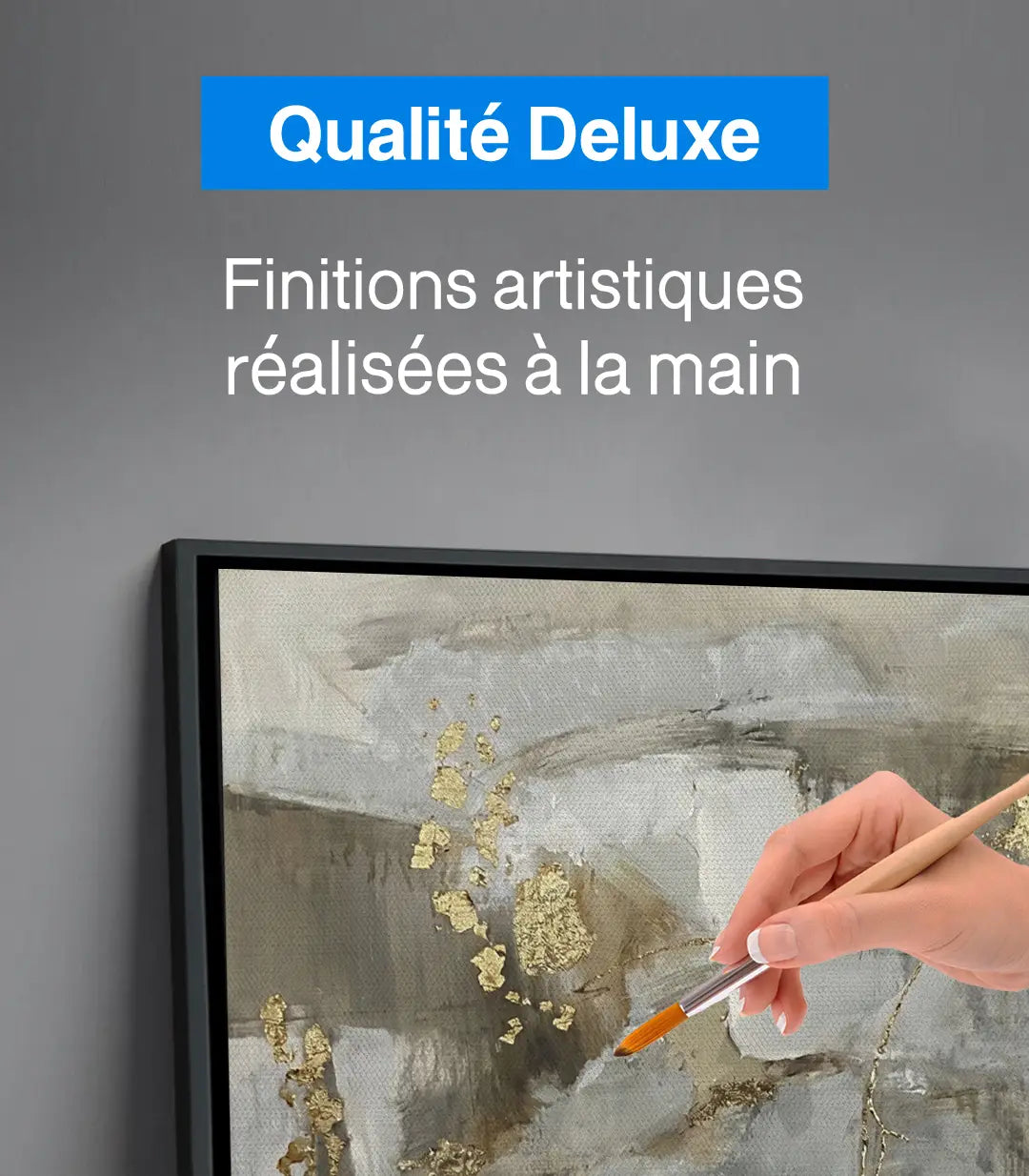 Tableau Mending style abstrait minimaliste pour séjour élégant, Massinart