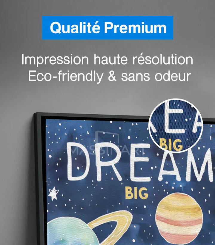 Tableau Dream big kido Massinart