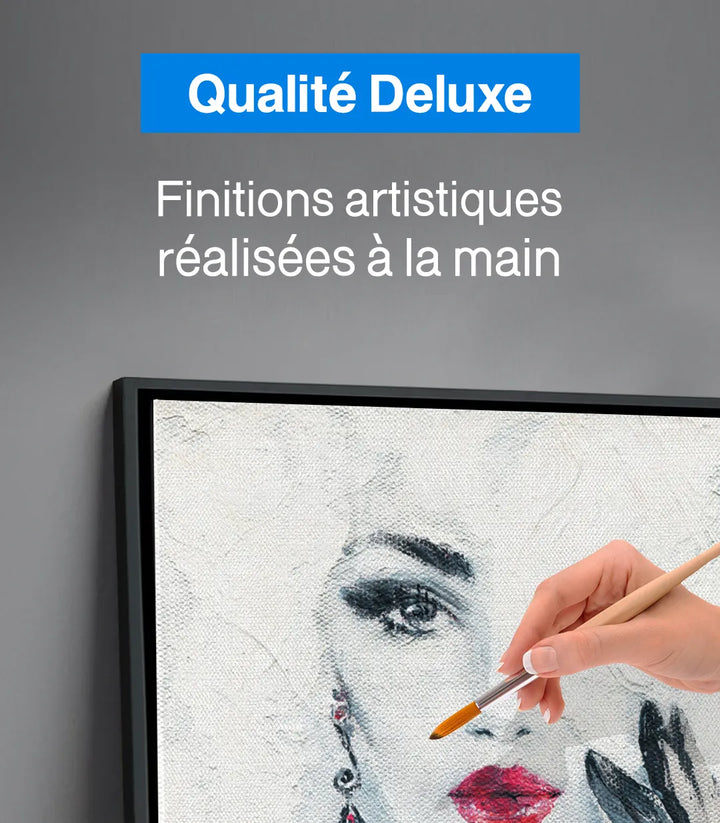 Tableau Scarlet Seduction art feminin salon contemporain Massinart