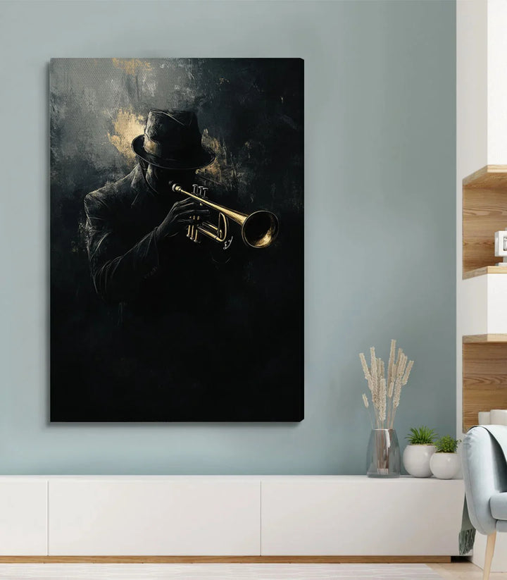 Tableau Soul in Brass Massinart — emballage livraison prêt à accrocher