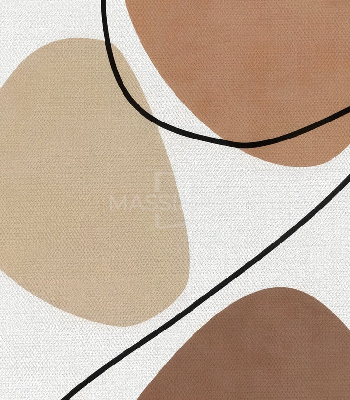Tableau Organic Lines Massinart — emballage livraison prêt à accrocher