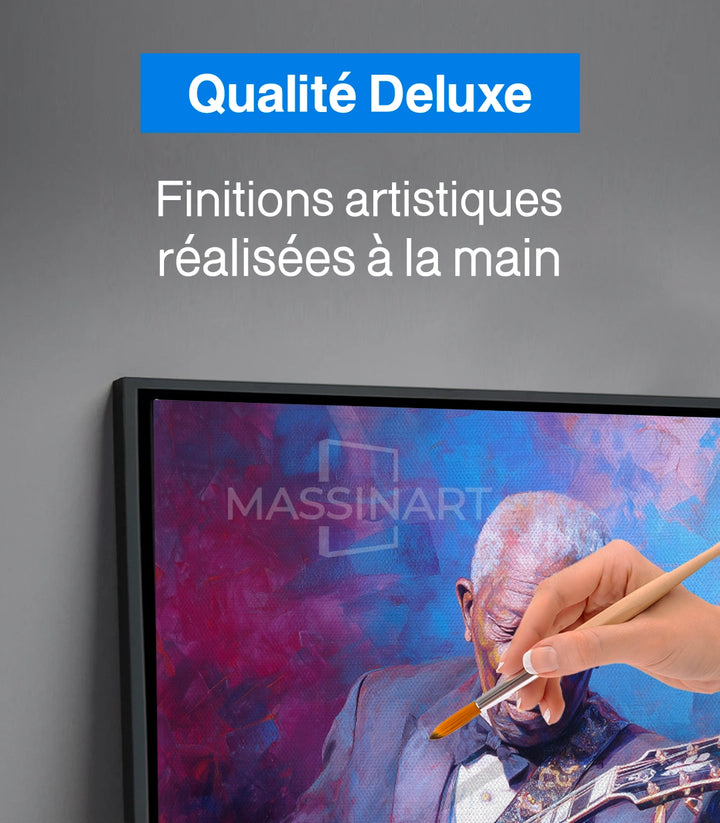 Tableau Maestro Of Strings portrait musical pour séjour Massinart