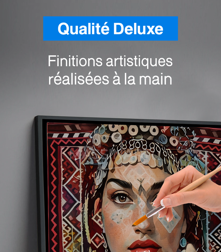 Tableau Amazigh Gaze vue alternative salon marocain Massinart