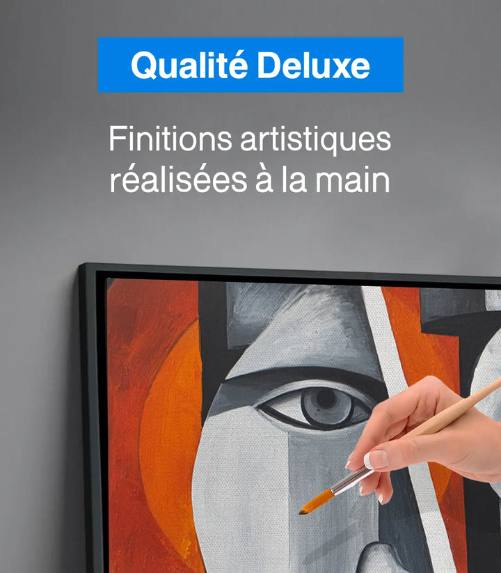 Tableau Unspoken harmonie couleurs — composition horizontale abstrait Massinart