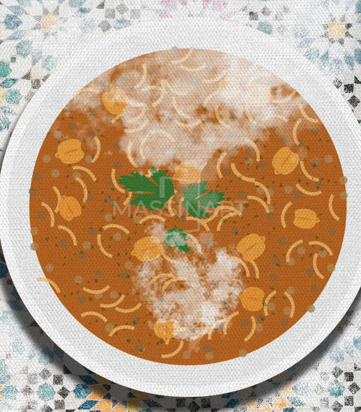 Tableau Chabakia diptyque — détail pâtisserie Chabakia Massinart