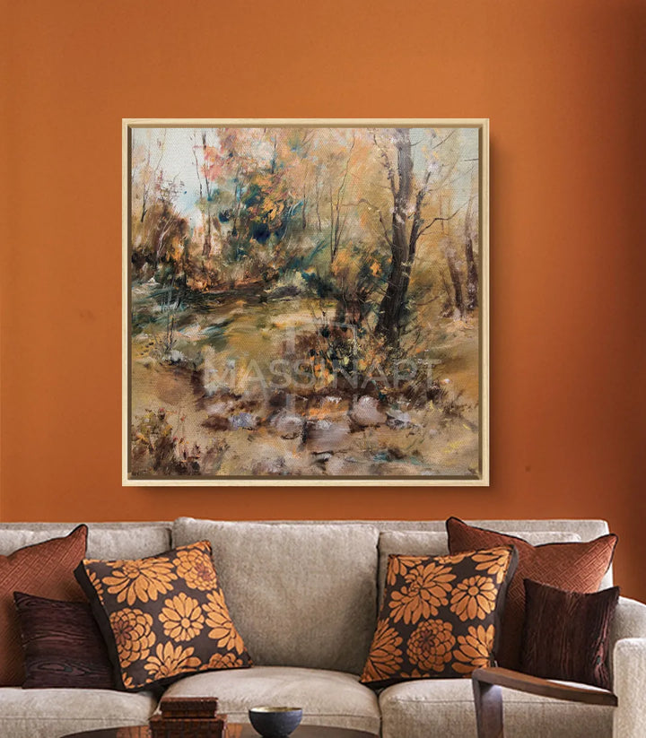 Tableau Abri ambiance séjour intérieur Massinart